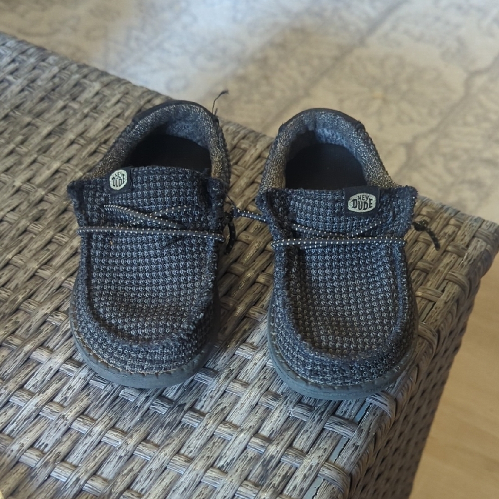 Hey Dude Kids' Wally Loafer - Gray Size Toddler 8